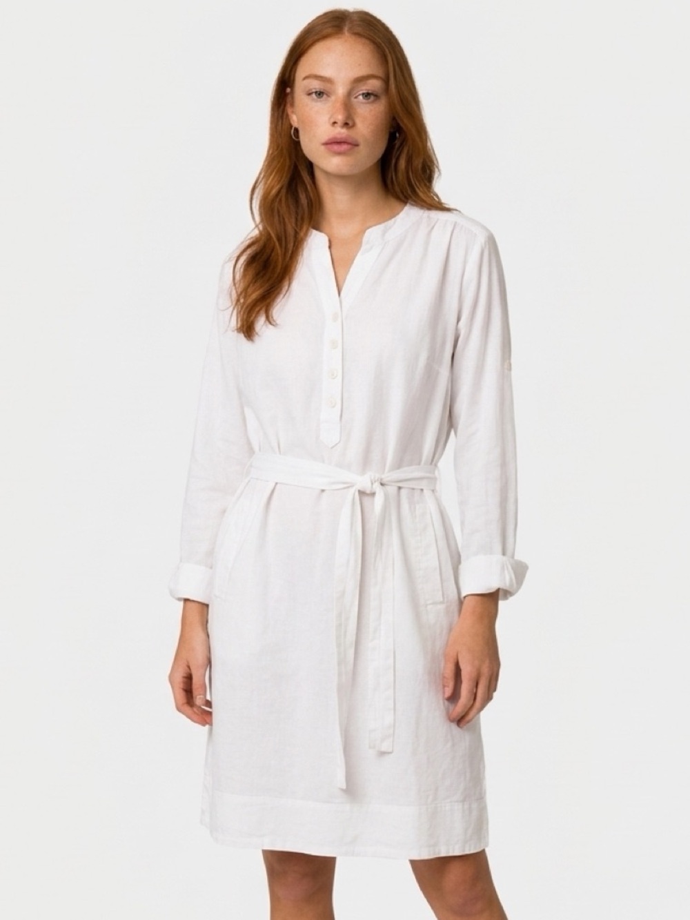 NWT Nevada White XXL (22W) Belted Tunic Dress